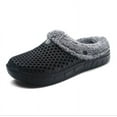 thumbnail image 1 of Unisex Garden Clogs House Slippers Fur Lined Winter Breathable Walking Garden Shoes Warm Non-Slip Mule FootwearMule Footwear, 1 of 8