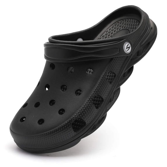 Unisex Garden Clogs Shoes Slippers Sandals for Women and Men Black,Men 11.5/Women 12.5