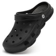 thumbnail image 1 of Unisex Garden Clogs Shoes Slippers Sandals for Women and Men Black,Men 8/Women 9, 1 of 3