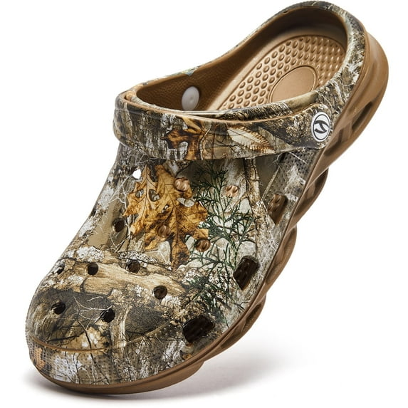 Unisex Garden Clogs Shoes Slippers Sandals for Women and Men Khaki,Men 12/Women 13