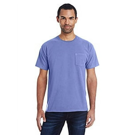Unisex Garment-Dyed T-Shirt with Pocket - DEEP FORTE - M