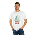 thumbnail image 1 of Unisex Garment-Dyed T-shirt Merry Christmas Cake Stars, 1 of 4
