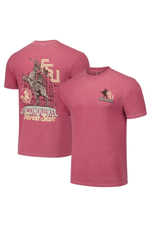 Unisex Garnet Florida State Seminoles Hyper Local Unconquered Statue T-Shirt