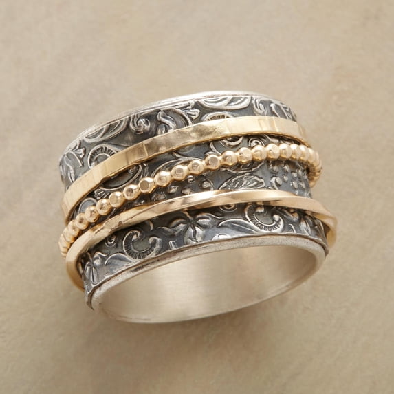 Unisex Geometric Ring Vintage Punk Alloy Silver Electroplated Ring Anniversary Celebration Gift Fashion Jewelry
