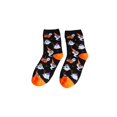 thumbnail image 1 of Unisex Ghost Skeleton Pumpkin Halloween Crew Socks, Soft Stretchy Breathable Mid‑Calf Socks, Novelty Printed Socks For Cosplay And Daily Wear,One Size, 1 of 7