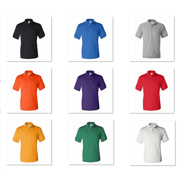 Gildan polo shirt colors sales