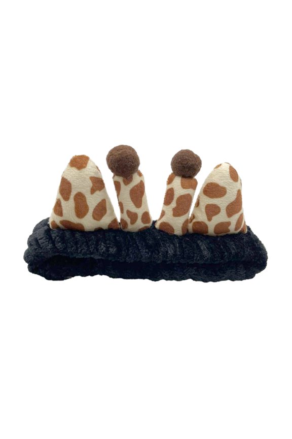 Unisex Giraffe Shape Headbands Elastic Makeup Headband Stretch Soft Yoga Sports Washing Face Hair Holders Non-slip