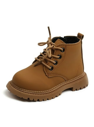 Childrens steel top toe boots