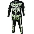 thumbnail image 1 of Unisex Glow In The Dark Skeleton Bones Pajama, 1 of 2