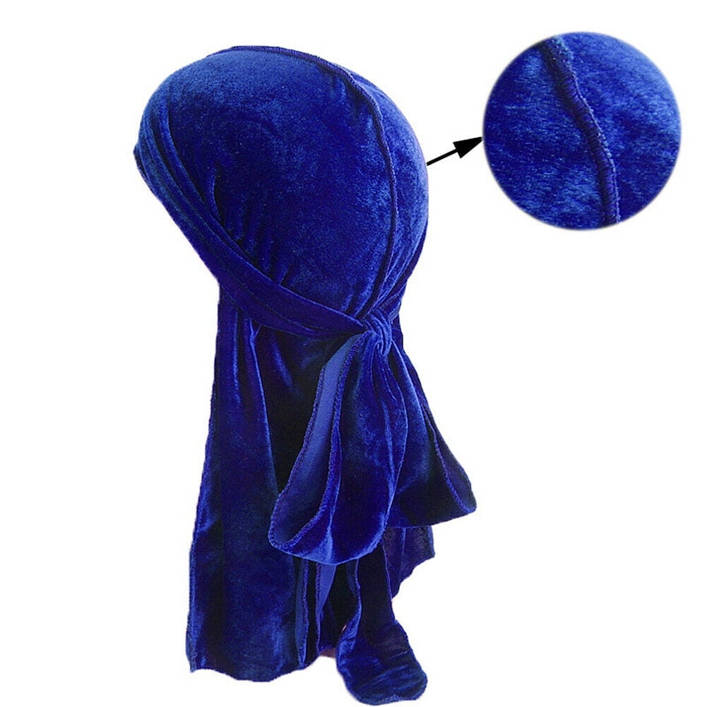 Unisex Gold Velvet Durag Hat Cap Premium Design Doo Rag Braids Bicycle ...