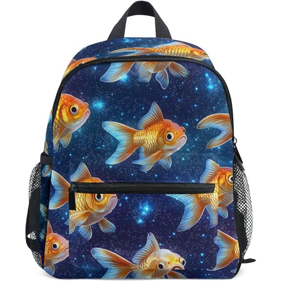 Unisex Goldfish Small School Bag Bookbag Daypack Backpack