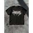 thumbnail image 1 of Unisex Gothic Death Metal Ruthless Graphic T-Shirt, 1 of 6