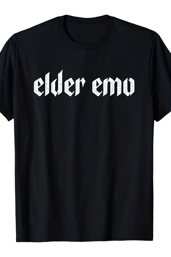 Unisex Gothic Elder Emo Graphic T-Shirt