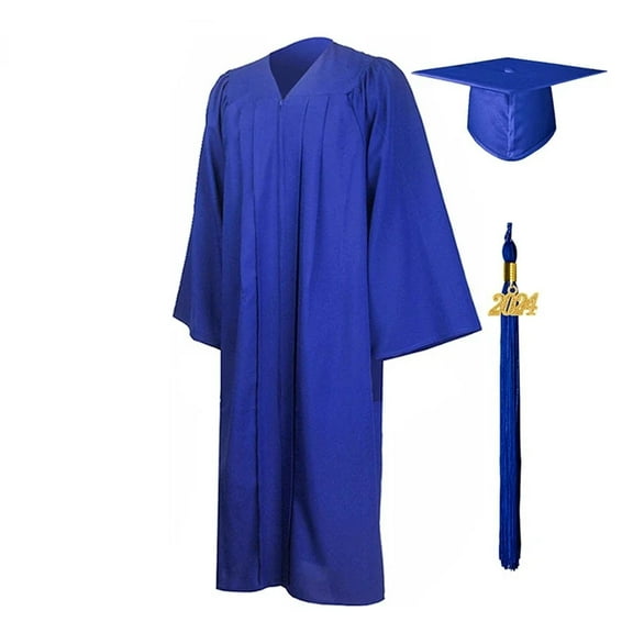 Unisex Graduation Costume For High School And Bachelor Man Women Graduation Gown Soft Matte Graduation Gown Hat Tassel Set