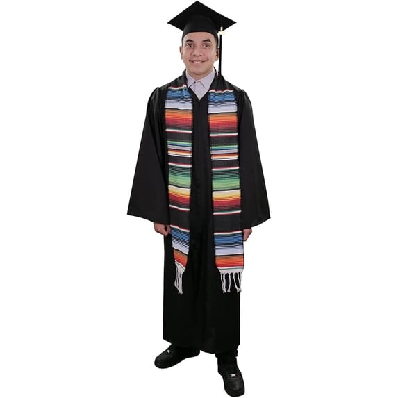 Unisex Graduation Sarape Sash, Multicolored, 1 Piece