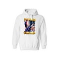 thumbnail image 1 of Unisex Graphic Hoodie for Women & Men, American Flag Design, 2024 Election Hooded Sweatshirt, Made in USA - White, 1 of 3
