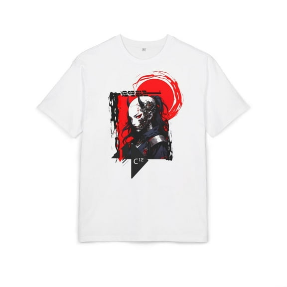 Unisex Graphic Oversized Tee with Artistic Design, Casual Streetwear, Unique Gift for Art Lovers and Gamers, Perfect for Everyday Wear