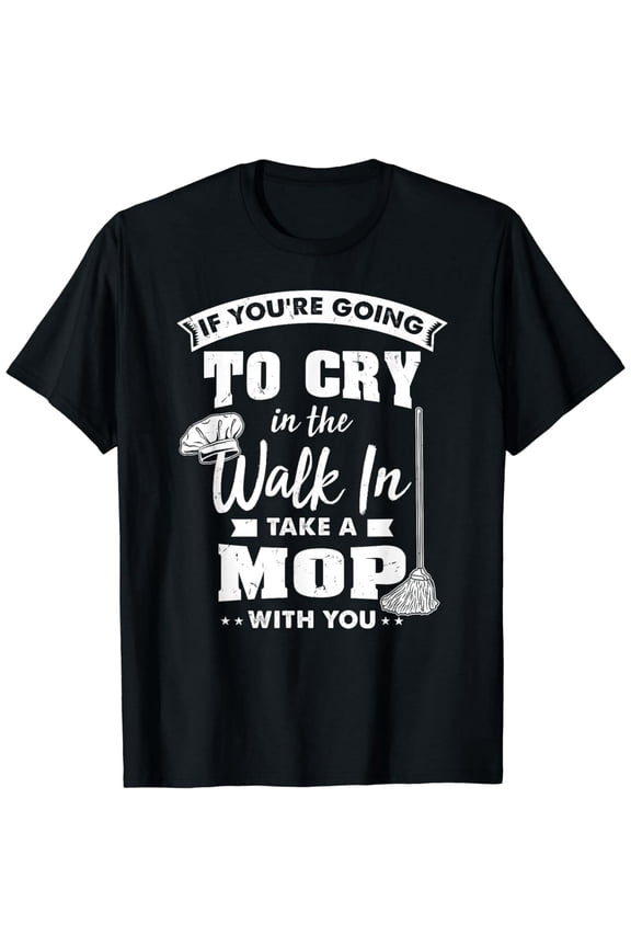 Unisex Graphic T-Shirt with Funny Chef Saying Print for Kitchen