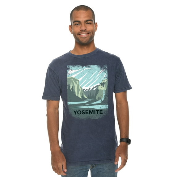 Unisex Graphic Tees - Yosemite T-shirt for Men Women - Hiking Running Camping Shirt