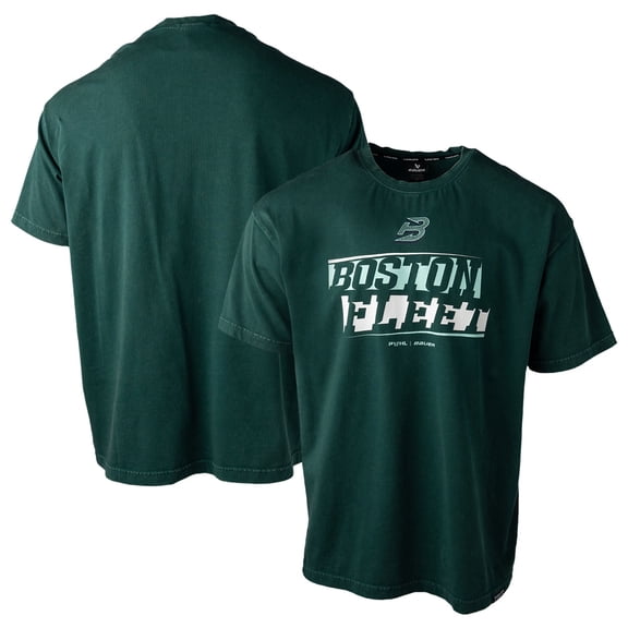 Unisex Green Boston Fleet Boxy T-Shirt