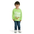 thumbnail image 1 of Unisex Grinch Christmas Long Sleeve T-Shirt, Lt. Green, 18M, 1 of 1