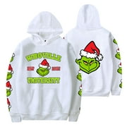 FASHIONMIO Unisex Grinch Fashion Hoodies for Men Women and Teen ,Pullover Hooded Sweatshirt with Pockets