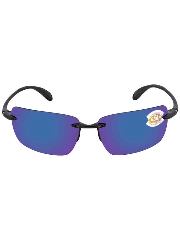 Unisex Gulf Shore, Blue Mirror/Shiny Black Frame, OS