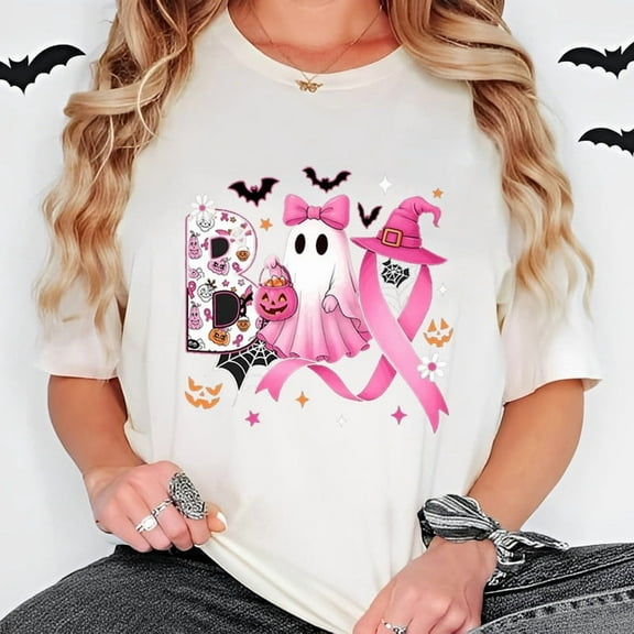 Unisex Halloween Ghost Boo Graphic T-Shirt ā Funny Spooky Gift Tee - Gift for Halloween
