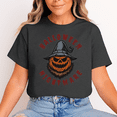 thumbnail image 1 of Unisex “Halloween Nightmare” T-Shirt, 100% Cotton – Scary Pumpkin Witch Graphic, Soft Crewneck, Short Sleeve, Gift for Halloween, 1 of 2