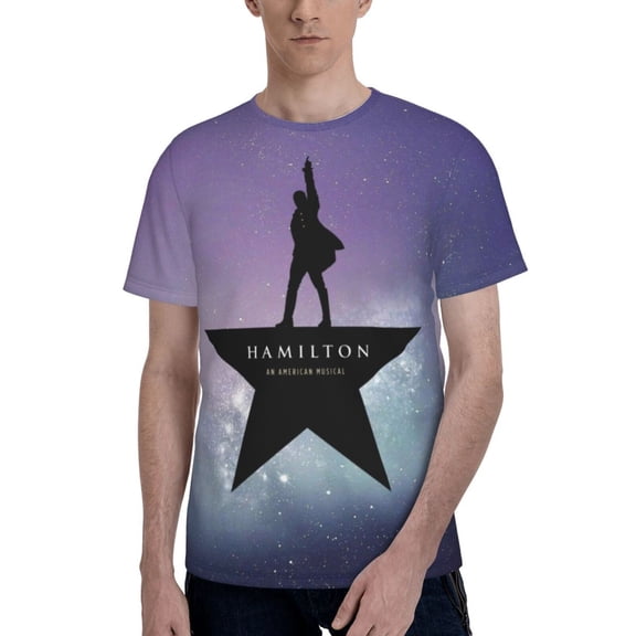 Unisex Hamil-,ton Star Music0l T Shirts For Men Women Short Sleeve Shirts 3D Graphics Tees Shirt