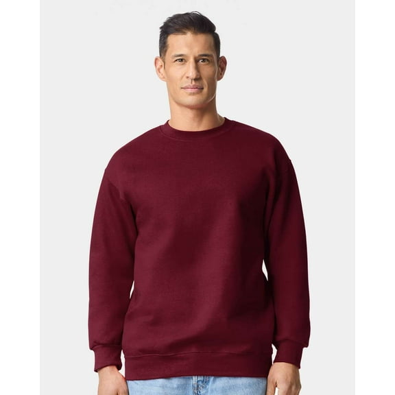 Gildan 19000 Hammer™ Maxweight Crewneck Sweatshirt-Garnet-S