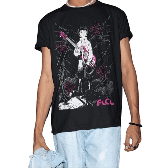 Unisex, Haruko Haruhara Shirt -flcl shirt,flcl tshirt,flcl t shirt,fooly cooly shirt,anime shirt,anime clothing,haruko shirt,flcl haruko
