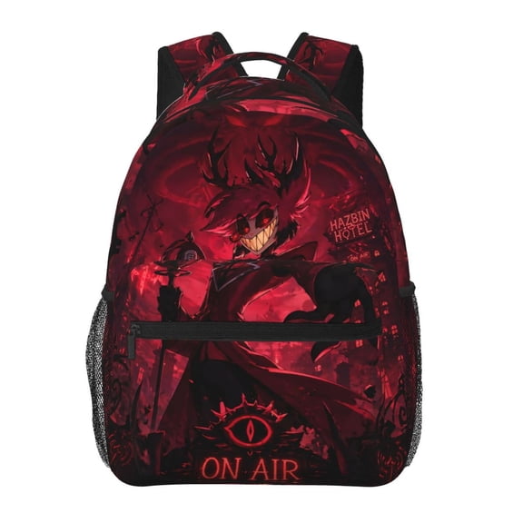 Unisex Hazbin Hotel Casual Travel Backpack Bookbags Schoolbag Bag