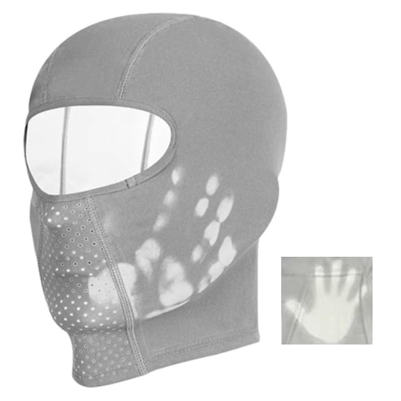 Unisex Heat Reactive Balaclava,Color-Changing Thermal Ski Mask Winter Full Face Wrap for Skiing Hiking,Heated Mens Balaclava