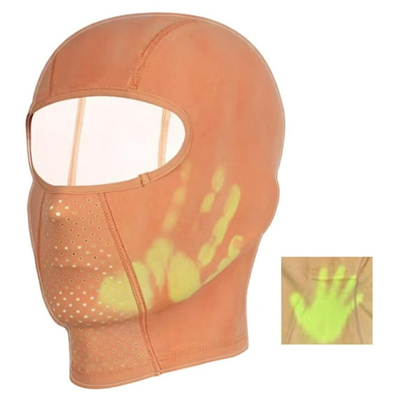 Unisex Heat Reactive Balaclava,Color-Changing Thermal Ski Mask Winter Full Face Wrap for Skiing Hiking,Heated Mens Balaclava