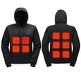 thumbnail image 1 of Unisex Heated Hoodie - USB Electric Thermal Sweatshirt, Fleece-Lined Warm Outdoor Winter Pullover (No Battery), 1 of 8