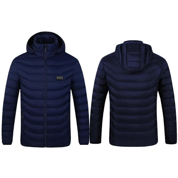 Unisex Heated Hoodie Warming Heated Jacket USB Intelligent Constant Temperature Coat with 3 Heating Levels 25 Heating Zones