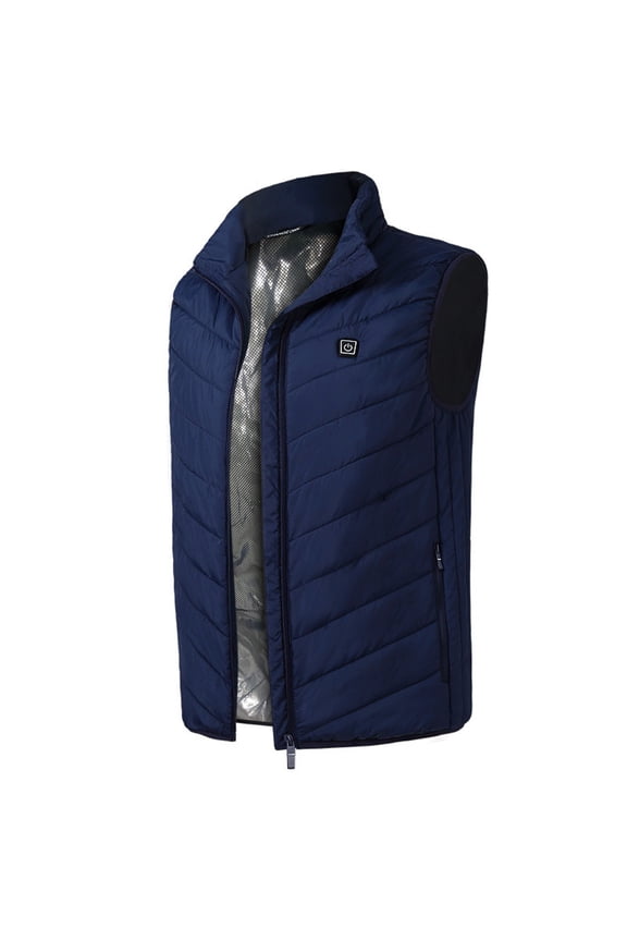 Unisex Heated Vest 2 Heat Zones Fast Warm Up Usb Smart Temperature Control Electric Warming Vest Sleeveless Zip Up Heating Clothing Thermal Outerwear Women Heated Vest