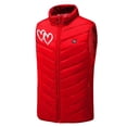 thumbnail image 1 of Unisex Heated Vest 9 Heat Zones Smart Warm Control Usb Powered Thermal Fast Warm Up Heated Vest Sleeveless Zip Up Winter Jacket Regular Fit Men Heated Vest, 1 of 3