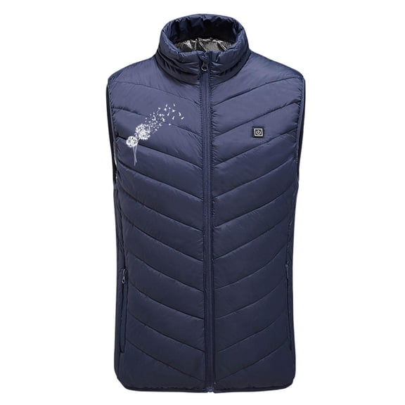 Unisex Heated Vest Fast Warm Up 9 Heat Zones Usb Heating Charging Smart Thermostatic Control Winter Vest Sleeveless Zip Up Heated Tops Cold Weather Outdoor Regular Fit Heated Vests for Women