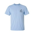 thumbnail image 1 of Unisex Heathcare CNA Heartbeat Small Left Crest Short Sleeve T-shirt-Light Blue-small, 1 of 4