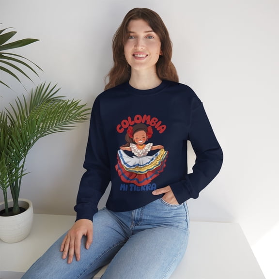 Unisex Heavy Blend™ Crewneck Sweatshirt Colombia Mi Tierra