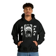 Unisex Heavy Blend™ Hooded Streetwear Sweatshirt Ape Meme Halloween Ready
