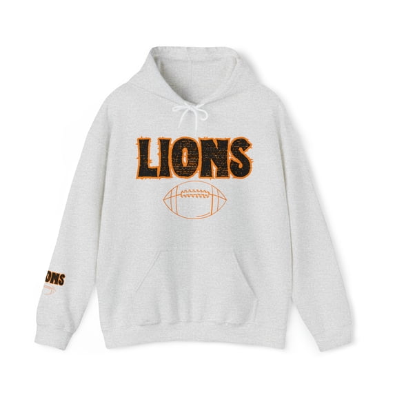 Unisex Heavy Blend™ Hooded Sweatshirt Lions Football Gold Hoodie
