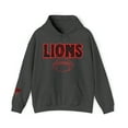 thumbnail image 1 of Unisex Heavy Blend™ Hooded Sweatshirt Lions Football Red Hoodie, 1 of 9