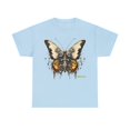 thumbnail image 1 of Unisex Heavy Cotton Abstract Butterfly Bio Punk T-Shirt 002, 1 of 5