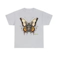thumbnail image 1 of Unisex Heavy Cotton Abstract Butterfly Bio Punk T-Shirt 002, 1 of 5