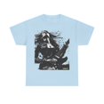 thumbnail image 1 of Unisex Heavy Cotton T-Shirt  Girl Guitarist Rocking 001, 1 of 5
