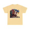 thumbnail image 1 of Unisex Heavy Cotton T-Shirt Rainbow Draw Beautiful Woman 004, 1 of 4