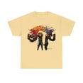 thumbnail image 1 of Unisex Heavy Cotton T-Shirt Rainbow Draw Beautiful Woman 005, 1 of 4